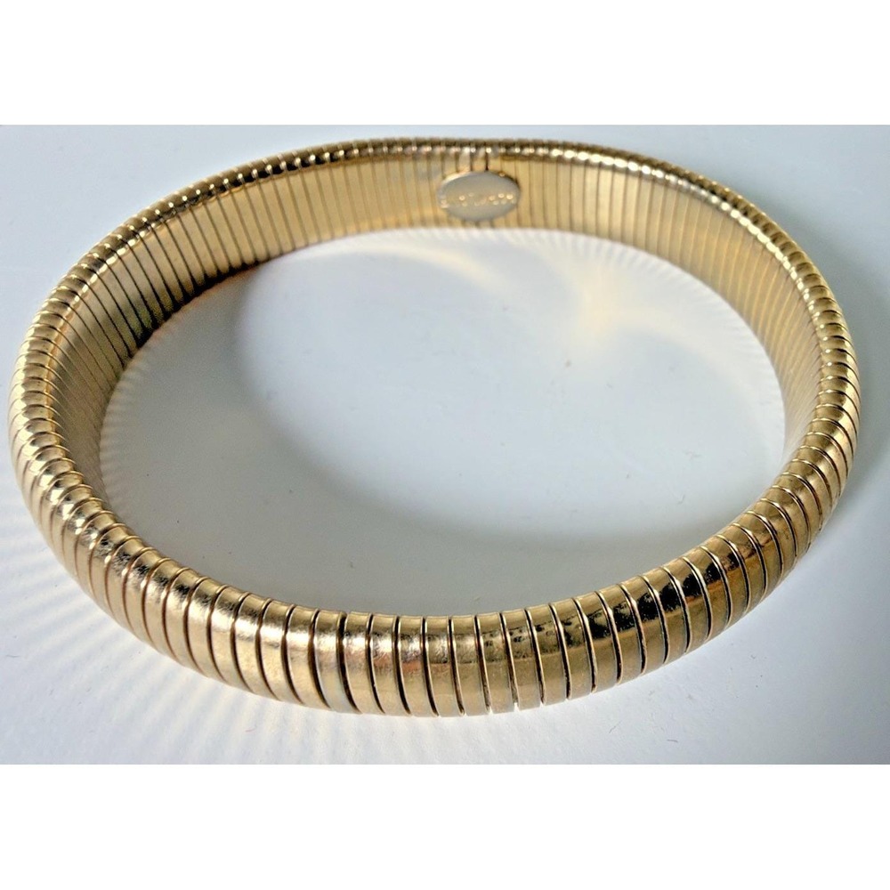 Vintage Parklane Gold Tone Embraceable Stretch Bracelet - Picture 6 of 7